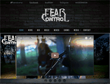 Tablet Screenshot of fearcontrol.net